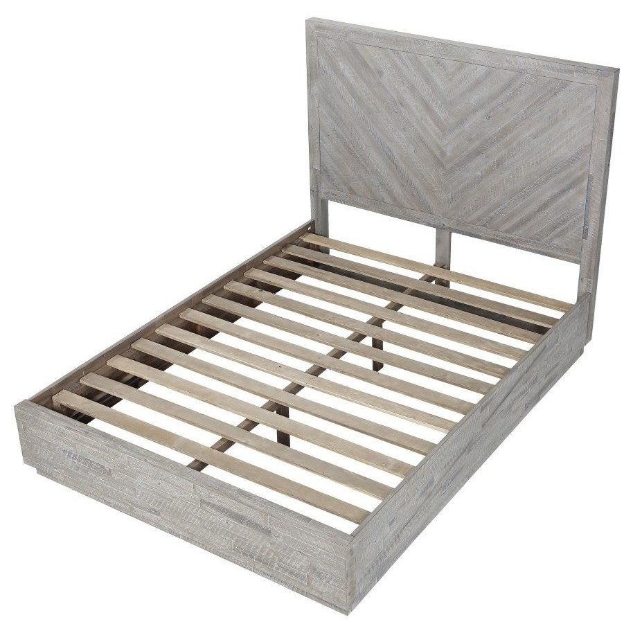 Modus International Alexandra 5RS3H4 Rustic Full Platform Bed with